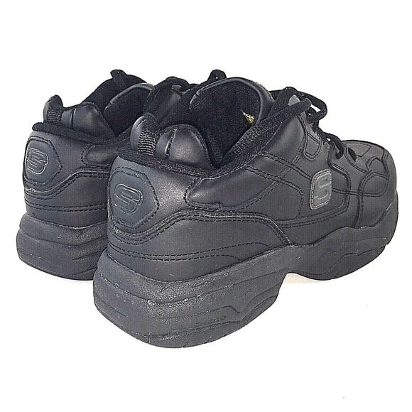 Skechers Womens Black Work Safety Shoes sz 8.5 US SN76340 Slip Resistant NWOB - Picture 6 of 12